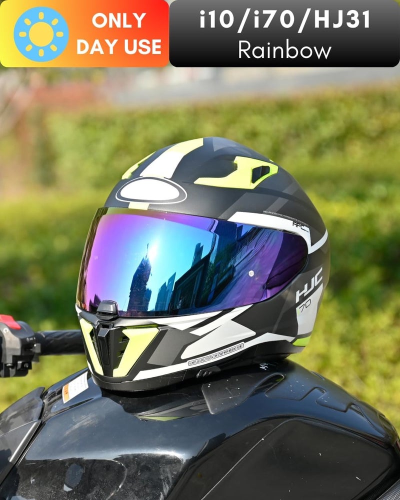 Logto Replacement Motorcycle Helmet Shield for I10 I70 HJ-31 Helmet Visor Shield Anti-Scratch Wearproof Windproof Universal Helmet Accessories - Image 3